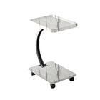 Home Useful Movable C-Shaped Side Table For Sofa Bedroom Small Space End Table