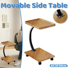 Creative Movable Coffee Side Table Laptop Desk Bedside Sofa Tea End Table