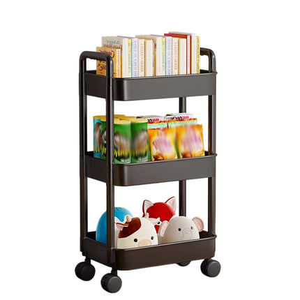 Movable Trolley Shelf Multi Layer Storage Rack Organizer Rolling Cart Stand