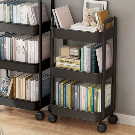 Movable Trolley Shelf Multi Layer Storage Rack Organizer Rolling Cart Stand