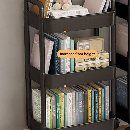 Movable Trolley Shelf Multi Layer Storage Rack Organizer Rolling Cart Stand