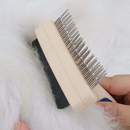 Dog Grooming Brush Deshedding Tool Pet Remover For Coat Undercoat Rake Pets
