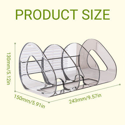 Desk Standing Divider Shelf Organizer Space Saving Office Study Storage Rack