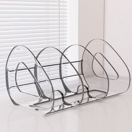 Desk Standing Divider Shelf Organizer Space Saving Office Study Storage Rack