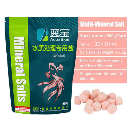 Aquarium Multi Mineral Salt Tablets 2 Pack 500g