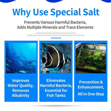 Aquarium Multi Mineral Salt Tablets 2 Pack 500g
