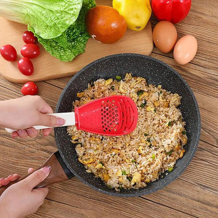 Multifunction Kitchen Cooking Spoon Tool Skimmer Garlic Press Potato Ricer Scoop - Aimall