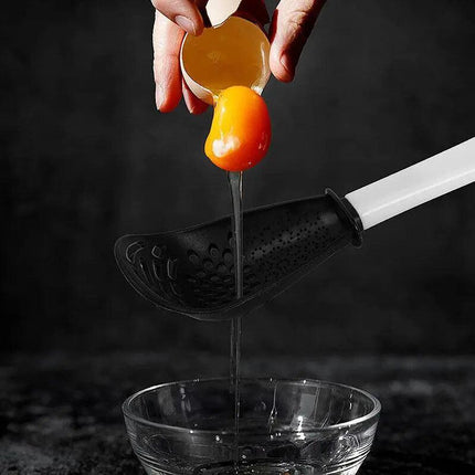 Multifunction Kitchen Cooking Spoon Tool Skimmer Garlic Press Potato Ricer Scoop - Aimall