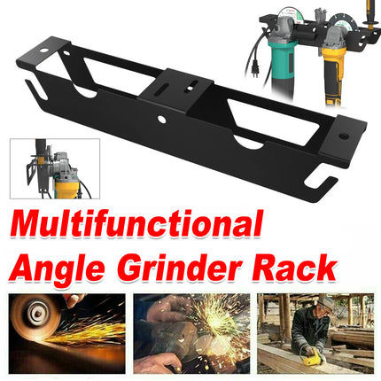 Wall Mounted Grinder Storage Rack Heavy Duty Garage Wall Organizer Space Saving