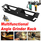 Wall Mounted Grinder Storage Rack Heavy Duty Garage Wall Organizer Space Saving
