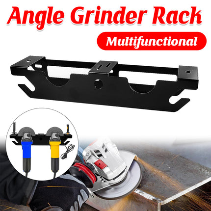 Wall Mounted Grinder Storage Rack Heavy Duty Garage Wall Organizer Space Saving