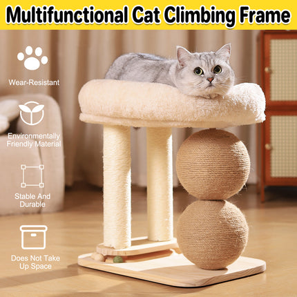 Cat Climbing Frame Bed Multi Functional Stand Cat Tree Condo Furniture for Cats