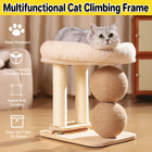 Cat Climbing Frame Bed Multi Functional Stand Cat Tree Condo Furniture for Cats