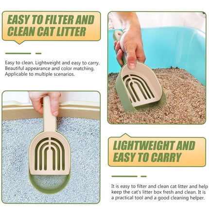Detachable Multi Functional Cat Litter Shovel Portable Poop Scoop Spoon Tool