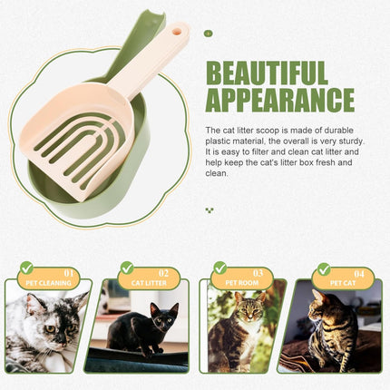 Detachable Multi Functional Cat Litter Shovel Portable Poop Scoop Spoon Tool