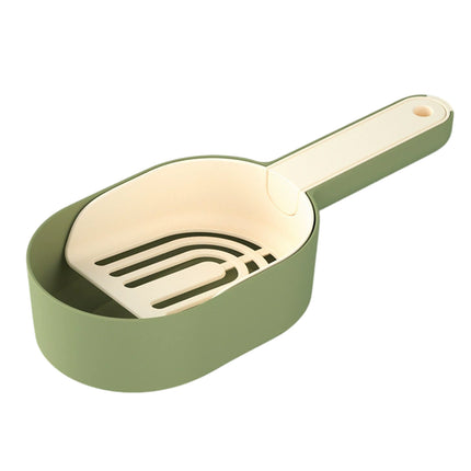 Detachable Multi Functional Cat Litter Shovel Portable Poop Scoop Spoon Tool