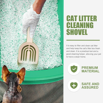 Detachable Multi Functional Cat Litter Shovel Portable Poop Scoop Spoon Tool