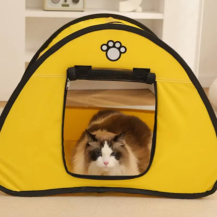 MultiFunction Cat Tent Large Space Waterproof Scratch Resistant Easy to Clean