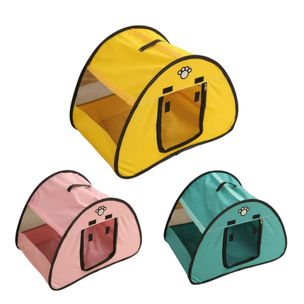 MultiFunction Cat Tent Large Space Waterproof Scratch Resistant Easy to Clean