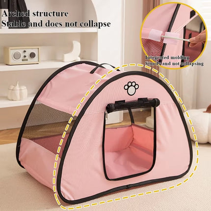 MultiFunction Cat Tent Large Space Waterproof Scratch Resistant Easy to Clean