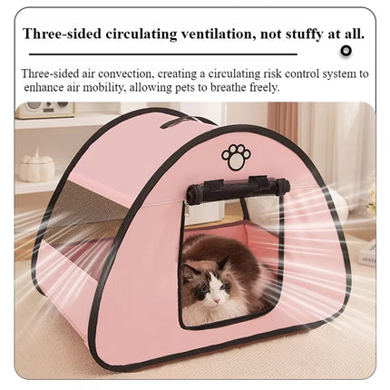 MultiFunction Cat Tent Large Space Waterproof Scratch Resistant Easy to Clean