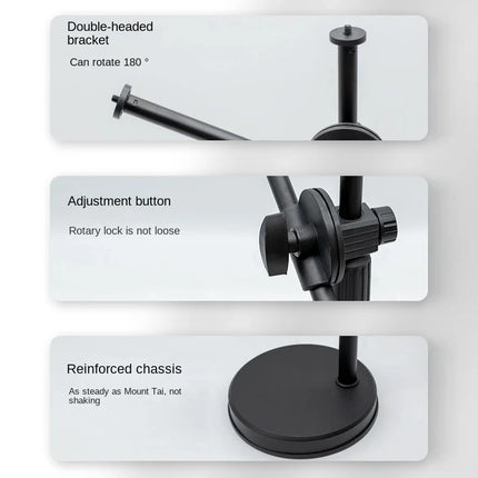 Multi Functional Mobile Phone Stand Adjustable Foldable Portable Desk Holder