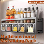 Kitchen Wall-Mounted Seasoning Easy Installation Durable Design Space-Saving