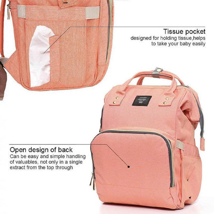 Luxury Multifunctional Baby Diaper Nappy Backpack Maternity Mummy Changing Bag - Aimall