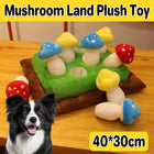 Colourful Mushroom Ground Plush Toy Pet Dog Interactive Educational Grass Toy