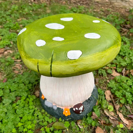Simulation Mushroom Stool Outdoor Garden Yard Resin Ornament Seat Furniture