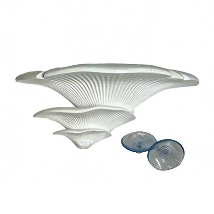 Mushroom Aquarium Rest Ledge Suction Cup Shelf