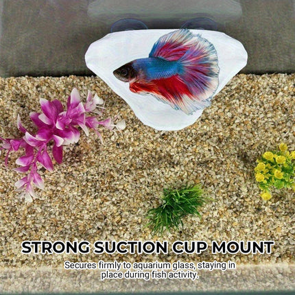 Mushroom Aquarium Rest Ledge Suction Cup Shelf