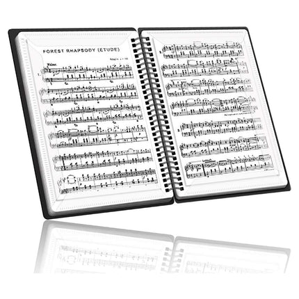 A4 Sheet Music Binder Custom Logo Piano Score Folder Adjustable Removable Pages