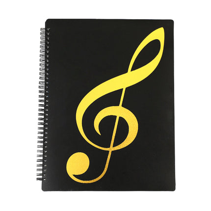A4 Sheet Music Binder Custom Logo Piano Score Folder Adjustable Removable Pages