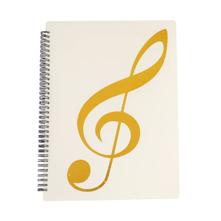 A4 Sheet Music Binder Custom Logo Piano Score Folder Adjustable Removable Pages
