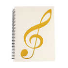 A4 Sheet Music Binder Custom Logo Piano Score Folder Adjustable Removable Pages