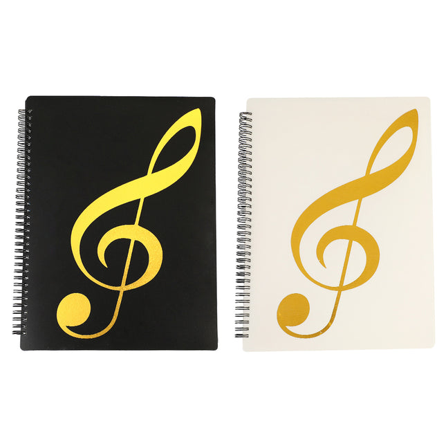 A4 Sheet Music Binder Custom Logo Piano Score Folder Adjustable Removable Pages