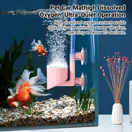 Aquarium Fish Tank Nano Air Pump Quiet Durable for Tanks Oxygen Aerate Use
