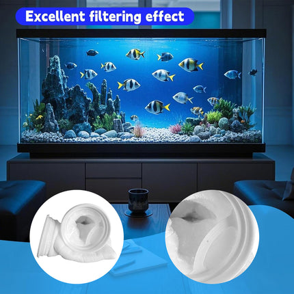 Nano Filter Bags for Aquarium Bottom Filter Fine Mesh High Density Reusable