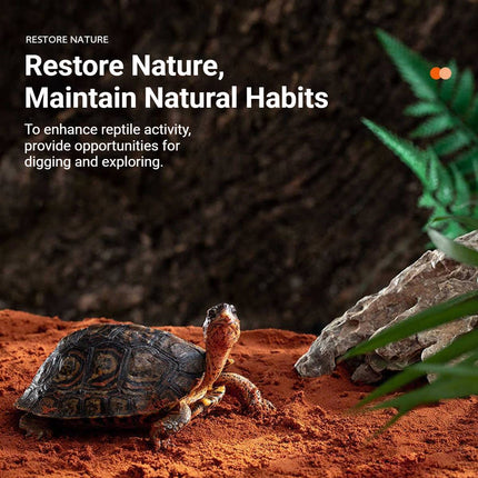 Reptile Natural Red Soil Substrate Turtle Bedding Landscaping Hibernation