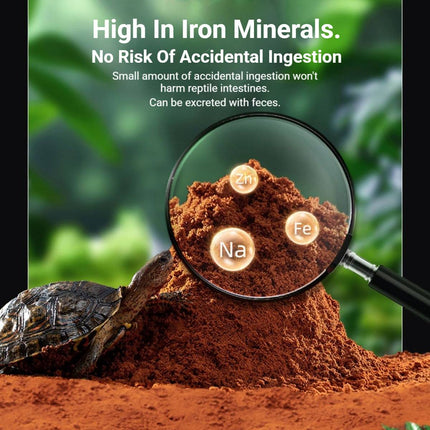 Reptile Natural Red Soil Substrate Turtle Bedding Landscaping Hibernation