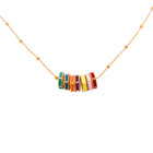 Colourful Enamel Hoop Earrings or Pendant Necklace Fashion Jewellery Gift