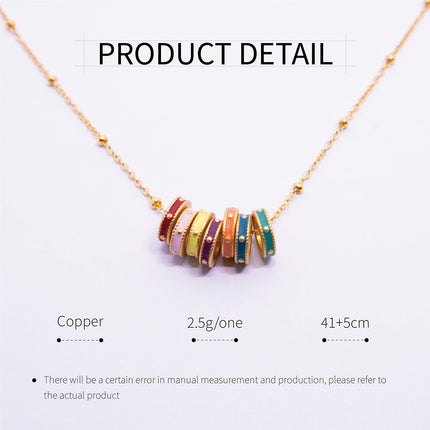 Colourful Enamel Hoop Earrings or Pendant Necklace Fashion Jewellery Gift