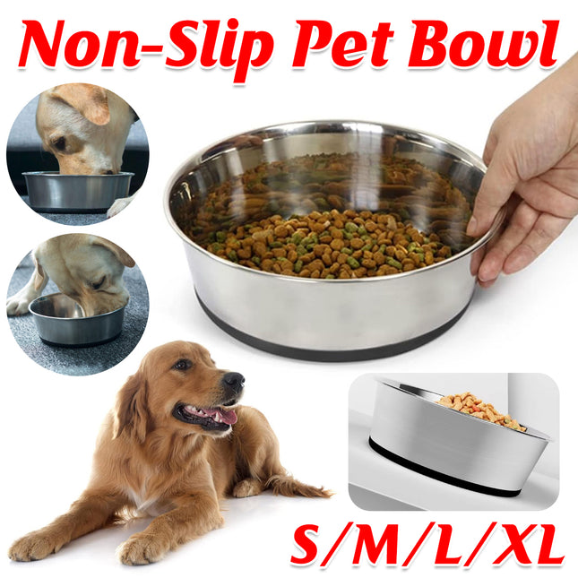 Anti Slip Pet Food Bowls Dog Cat Feeding Bowl Nonslip Design Indoor Pets Feeding