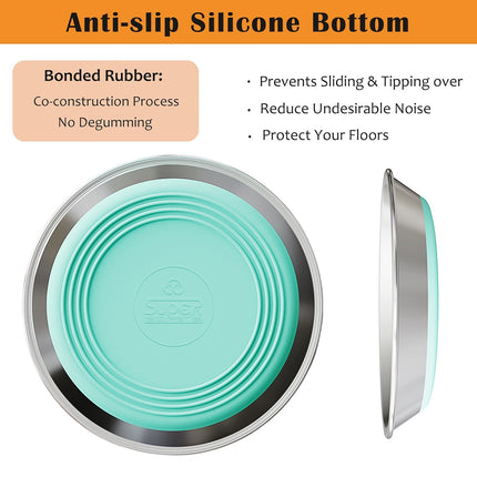 AntiSlip Cat Bowl Pet Food Basin Cat and Dog Feeding Bowl Universal Pet Dish