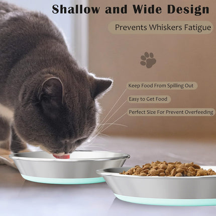 AntiSlip Cat Bowl Pet Food Basin Cat and Dog Feeding Bowl Universal Pet Dish