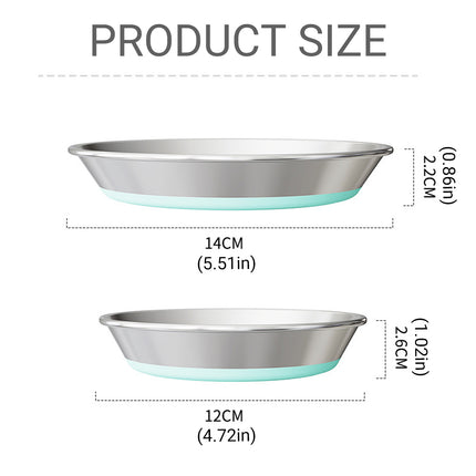 AntiSlip Cat Bowl Pet Food Basin Cat and Dog Feeding Bowl Universal Pet Dish