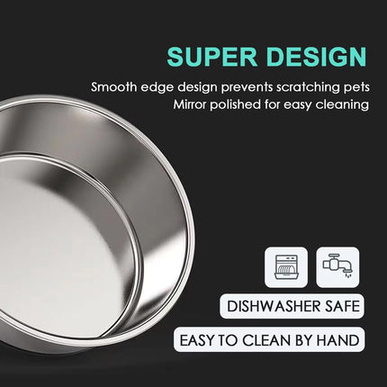 Anti Slip Pet Food Bowls Dog Cat Feeding Bowl Nonslip Design Indoor Pets Feeding