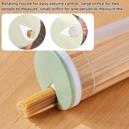 18PCS PP Pasta Storage Containers Pantry Organiser Set with Rotating Lid 3 Colours
