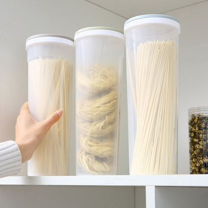 18PCS PP Pasta Storage Containers Pantry Organiser Set with Rotating Lid 3 Colours